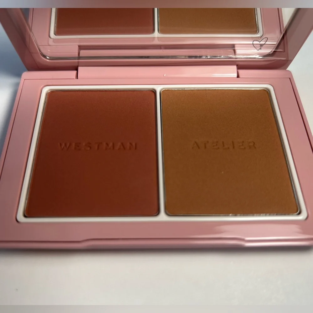 NWT🌷Westman Atelier Baby Cheeks Powder Duo in Sable & Suede
